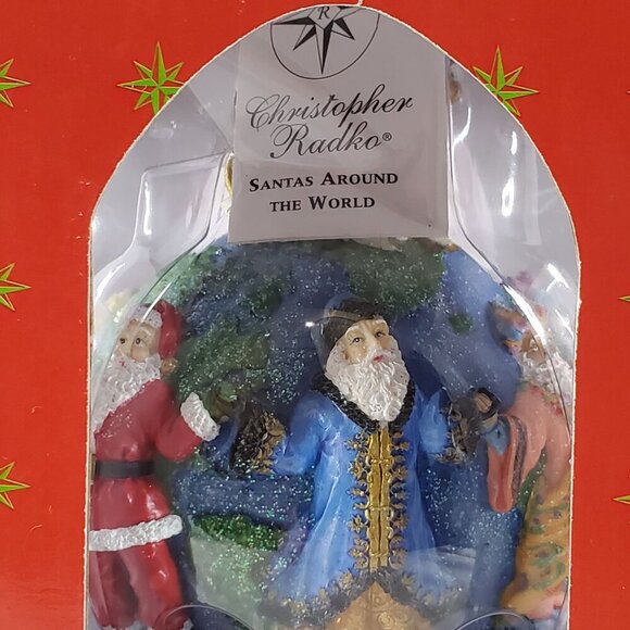 Christopher Radko Santas Around The World Ornament In Box 3D Christmas - Picture 7 of 13